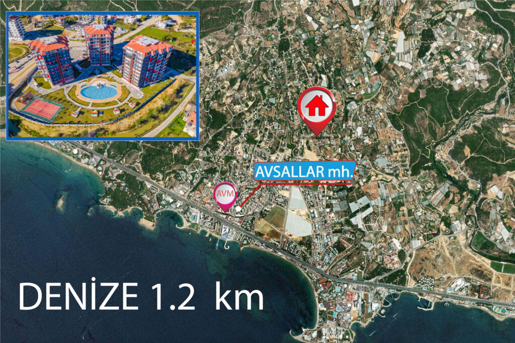 Furnished Luxury Flat for Sale in Avsallar Alanya (ID: 113-30)